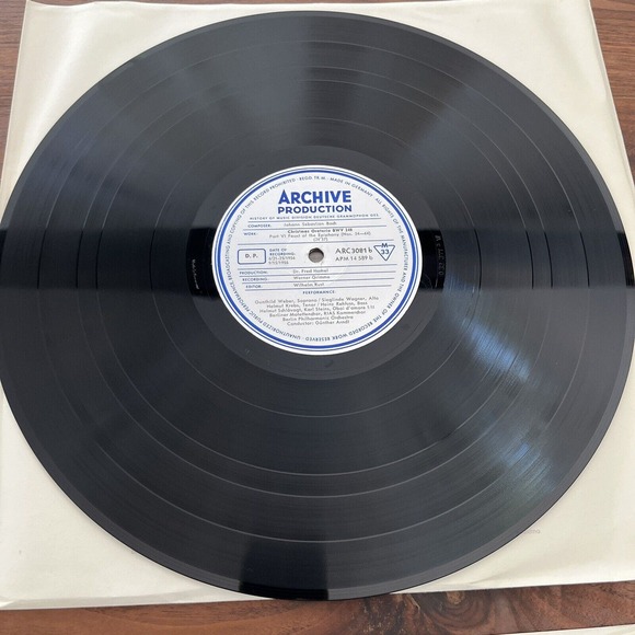 Bach Weihnachts Oratorium 3xLP Box Set 1955-56 Archive Prod. ARC3081 - Picture 11 of 11